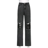 High-rise Loose-fitting Wide-leg JeansOutfit