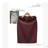Hip Skirt Pencil Womens Skirts With Belt Short High Waist Woman Skirt Elegant Business Work Wear Office Lady Mini