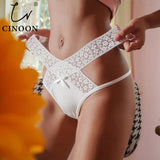 New Women Sexy Lace Panties Low-waist Underwear Thong Female G String Breathable Lingerie Hollow out Solid