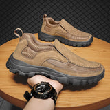 New Men's Lefu Shoes Casual Men's Shoes Large-Size Lightweight Dad Shoes Comfortable Men's