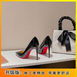 High Heels Women 2025 New Pointed Light Mouth Fine Heel Single Shoes Elegant Buckle With Hollow