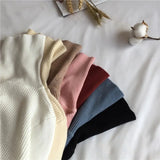 Basic Turtleneck Women Sweaters Autumn Winter Thick Warm Pullover Slim Tops Ribbed Knitted Sweater Jumper Soft Pull