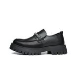 2025 New British Tide Shoes Wedding Shoes One Foot Pedal Set Foot Casual Business Dress Leather Shoes Man