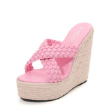 Zingj Slope Slippers Hate Sky High 15CM Textile