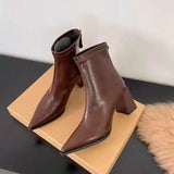 Boots Children 2025 Autumn And Winter New High-Heeling Temperament Fashion Explosion This Year's Popular Small Short