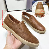Spring Leather Men's Casual Shoes Large Size 45 Men Shoes Outdoor Walking Mans Footwear Comfortable Sports Shoes Men