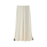 Women's Dress 2025 New Lace Lace Ribbon Hanging Neck Collar Top Mid-Body Dress