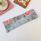 Women Elegant Solid Print Bun Maruko DIY Hairstyle Making Hold Long Tools Bow Headband Hairbands Fashion Hair
