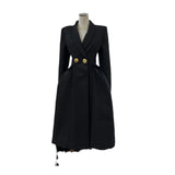 Popular High-End Vogue Collection Of Thin Coat Lady Main Air Field Retro Autumn And Winter Coat