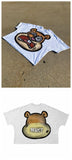 Version Simple Minority Design Cartoon Long Printed Cotton T-Shirt Men's Hip-Hop Harajuku Y2k Loose Couple Blouse 211-0-Outfit