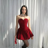 2025 Autumn And Winter New Women's Style Sexy One-Character Collar Tective Tective Temperament To Close The Waist