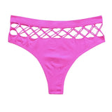 Hollow Out Thong Women's Panties Waist Hollow G-String Intimate Lingerie Breathable Nylon Underwear Female Underpants