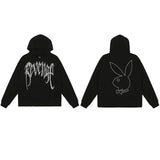 Brand Sweater Keel Smoke Couple Skull Men And Women Loose High Street Pure Cotton