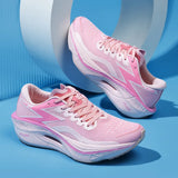 Summer New Men's Shoes Marathon Running Shock-Absorbing Breathable Sports Soft Soles To Increase The Couple's
