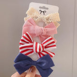 2021 New Leopard Print Hair Clips For Cute Girls BB Boutique Hairpins Bowknot Barrettes Headwear Kids Hair