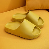 Fashion Flat Thicken EVA Non-Slip Bathroom Flip Flops Platform Slippers Yeezis Slides Shoes for Women 2022 Beach Men
