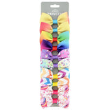 2.75 Handmade Print Unicorn Rainbow Hair Bows With Clips For Kids Girls Hair Accessories Hairpins