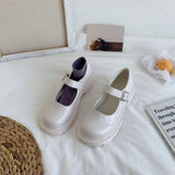 Jane Women's Shoes Mary Shoes Women's New Fashion Thick Heel Dresses In Spring And Autumn