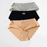 Silk Women's Panties Seamless Briefs Women Underwear Female Underpants Comfortable Silk Panty Sexy Woman Lingerie 8