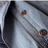 Faux Fur Collar Lining Denim Jacket- Outfit