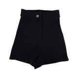 Autumn Black Female Simple Women's High Waist Hip-lifting Tight booty Shorts 2021korea mini short feminino korean