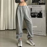 pants Black Jogging Sweatpants Women for pants Baggy Sports Pants Gray Jogger High Waist Sweat Casual Female