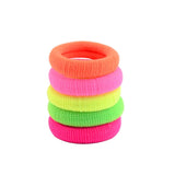 New Girls Candy Colors Nylon Basic Elastic Hair Bands Kids Rubber Bands Headband Scrunchie Fashion Hair