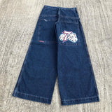 Zingj Wide-Leg Jeans Men Y2K Hip-Hop Harajuku High-Quality Street Rest 211-1-Outfit