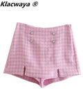 Tweed Set 2 Piece Chic Blazer Women Suit Shorts Sets Women 2022 Suit With Shorts For Women Female