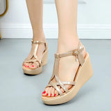 Gao Hee T With Sandals Women's Comfort Waterproofings Thick Bottoms With