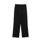 Spring New Women's Collar Short-Sleeved Short Coat Straight Trousers 8491053