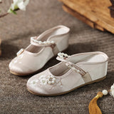 Zingj And Summer New Style Outside The Home Wearing Thick Bottom New Chinese Style Lady Embroidered Plain Slippers