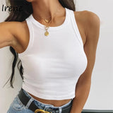 O Neck Long Sleeve Shirt Women Ribbed Sexy Cropped Tops Spring Black Casual Skinny Slim Basic Woman T Shirts