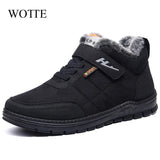 New Men Boots Fashion Winter Snow Boots Fur Warm Winter Ankle Shoes Men Footwear Male Sneakers For Men Tennis
