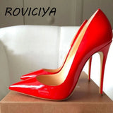 heel pumps sexy pointed toe slip on 10cm thin high heel party nightclub energy gorgeous 8cm lady shoe QP058