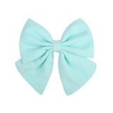 Pcs/lot Cute Solid Cotton Hair Bows With Clip For Girls Hair Clips Handmade Hairpins Barrettes Headwear Kids Hair