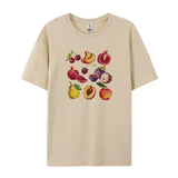Retro Fruit Graphic Tees- Outfit
