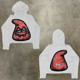 Men's Hoodie Y2K Original Hip-Hop Cartoon Graphic Print Pullover Fashion Leisure Loose Sports Shirt