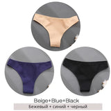 Brazilian Panties Cotton Women Underwear Ladies Solid Color T-back Underpants Sexy Low-rise Panty