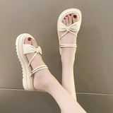 New Sandals Female Summer Net Red Fairy Wind With Fashionable And Comfortable Skirt Two Wear Rome Platform