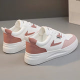 Small White Shoes Women 2025 Spring And Autumn New Trend Of Thick-Soled Shoes Korean Plate Tagonal Tagonal Student Women's