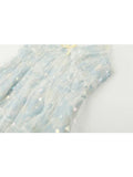 Princess Dress Sweet Sexy V-Neck Sleeveless Off Shoulder Suspender Dress 2022 Summer Kawaii Elegant A-line Ball Gown