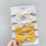 Soft Nylon Baby Girl Headband Bowknot Newborn Headbands Elastic Hair Bands Infant Turban Headwear Kids Hair