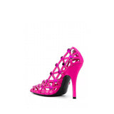 Spring And Summer New Fashion Diamond Magic Luxury High Heel Sandals Sexy Fine Heel Pointed Shoes Women's