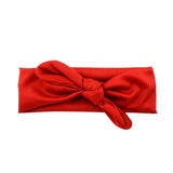New Baby Nylon Headband Soft Rabbit Bowknot Turban Hair Bands for Children Girls Elastic Headwrap Hair