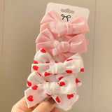 2021 New Leopard Print Hair Clips For Cute Girls BB Boutique Hairpins Bowknot Barrettes Headwear Kids Hair