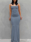Slip Sleeveless Backless Maxi Dress Women 2022 Y2k Summer Bodycon Sexy Elegant Outfits Ladies Birthday Party Club
