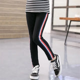 Girls Leggings Kids Thick Velvet Leggings Pencil Pants Children Warm Trousers Faux PU Leather Legging Slim Leather