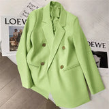 Zingj Spring And Autumn Outfit Fried Street Loose Leisure Versatile Autumn Suit Jacket Female Korean Black Suit