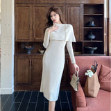 Temperament Noble Black Dress Light Luxury Sleeveless Famous Dating Long Dress Birthday